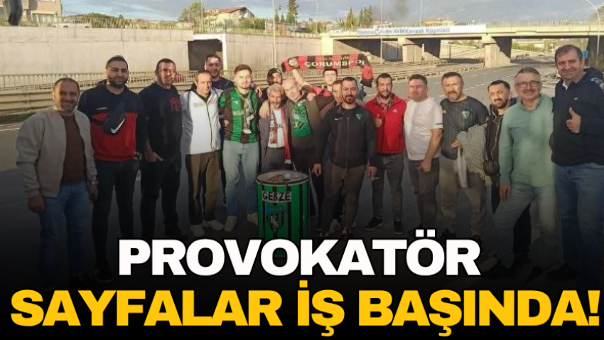 Provokatör sayfalar iş başında!