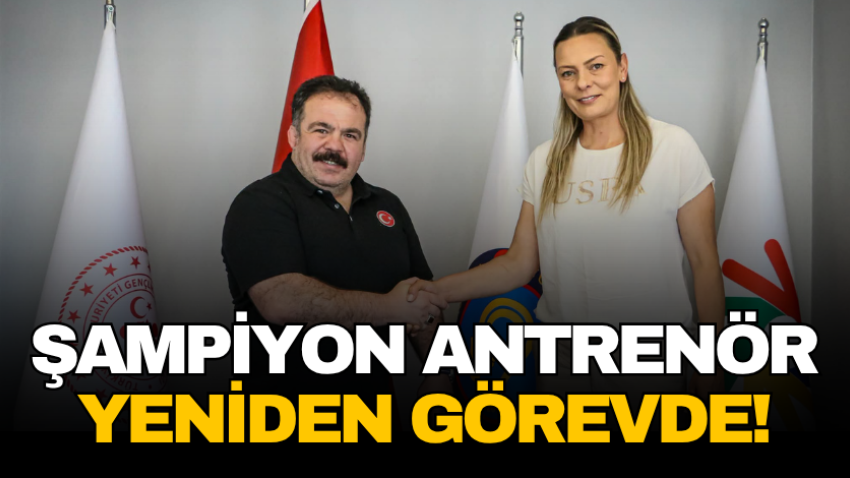 Şampiyon antrenör yeniden görevde!
