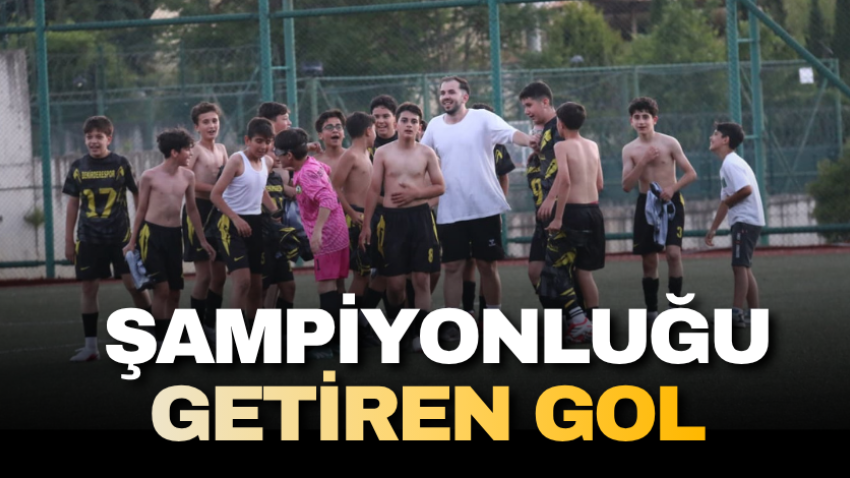Şampiyonluğu getiren gol