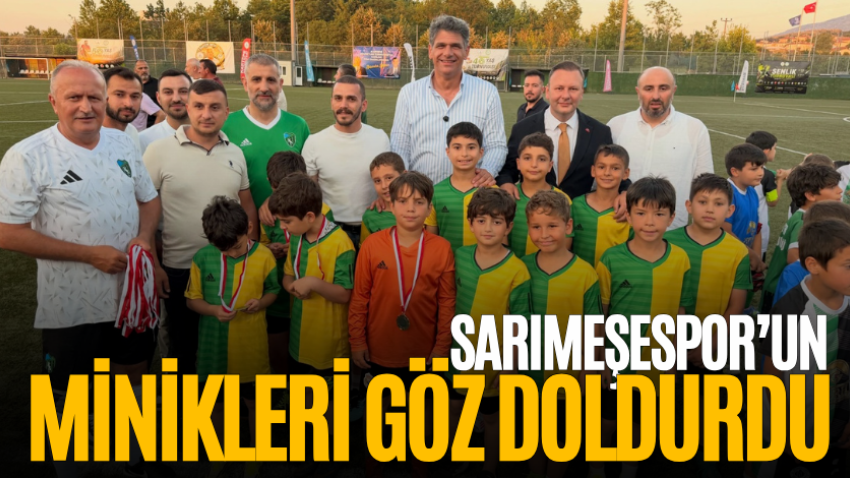 Sarımeşespor’un minikleri göz doldurdu