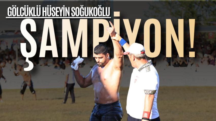 Sekapark Güreşleri’nde Gölcüklü Hüseyin Soğukoğlu ŞAMPİYON!