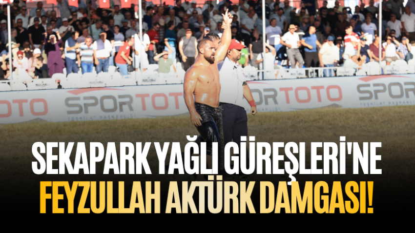 Sekapark Yağlı Güreşleri'ne Feyzullah Aktürk damgası!