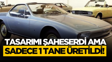 Tasarımı şaheserdi ama sadece 1 tane üretildi!