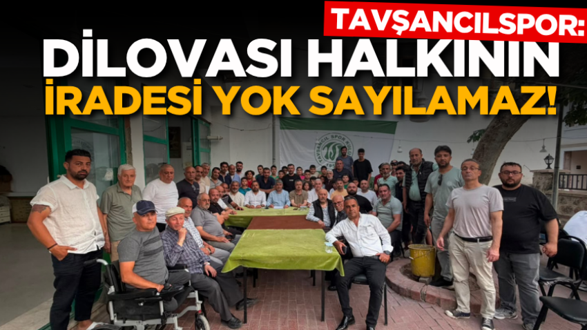 Tavşancılspor: Dilovası halkının iradesi yok sayılamaz! 
