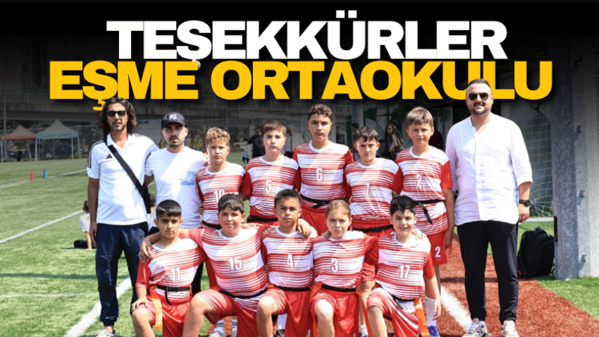 Teşekkürler Eşme Ortaokulu... Türkiye beşincisi oldular!