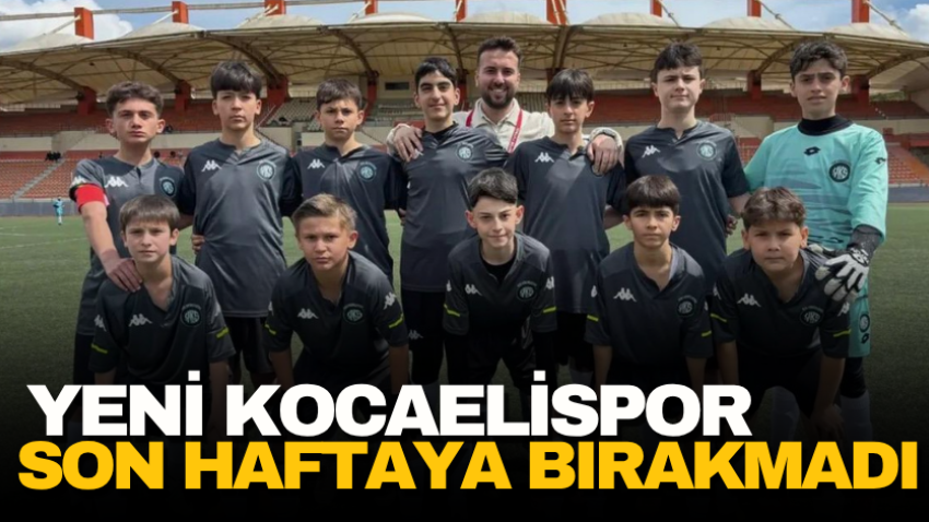 Yeni Kocaelispor son haftaya bırakmadı