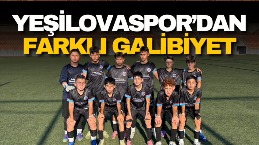 Yeşilovaspor’dan farklı galibiyet