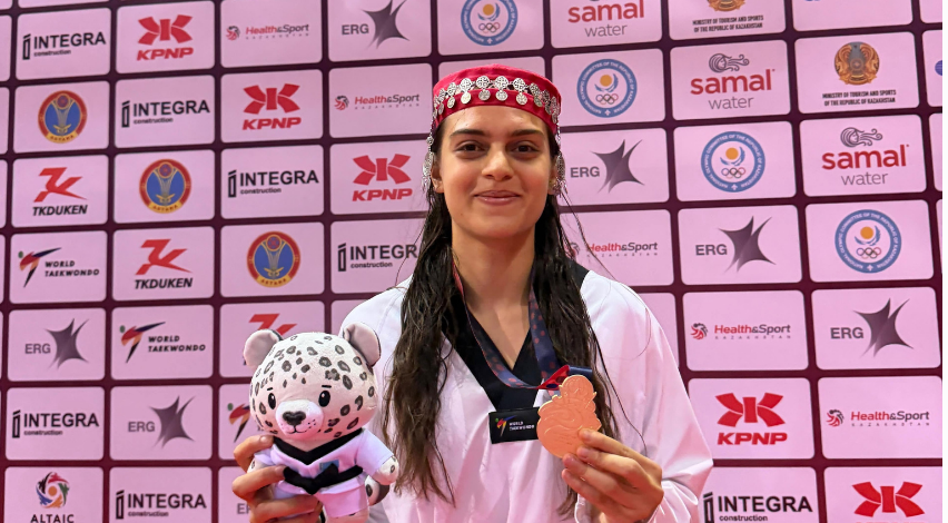 Zehra Begüm’den birincilik madalyası