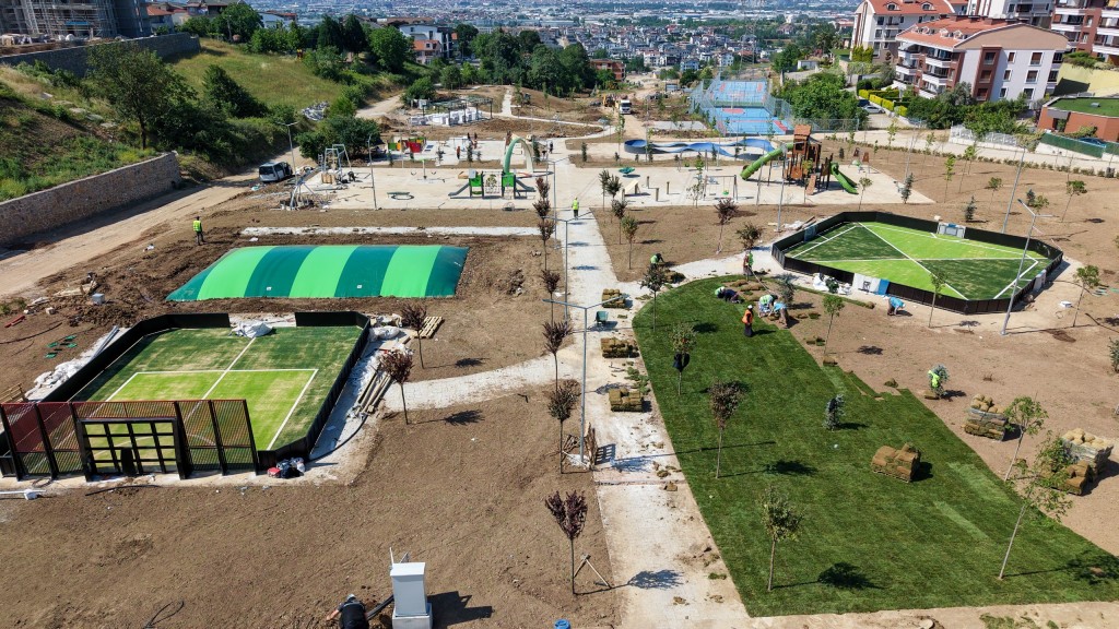 Yeşilyurt Millet Bahçesi'nde sona yaklaşıldı