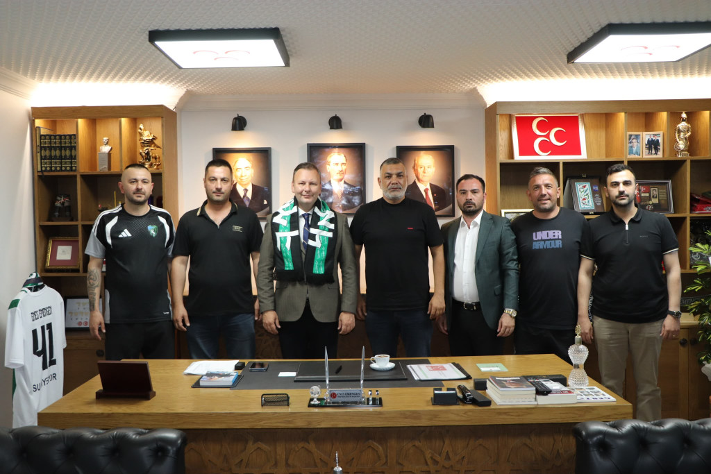 Hodri Meydan’dan Başkan Emengen’e hayırlı olsun ziyareti