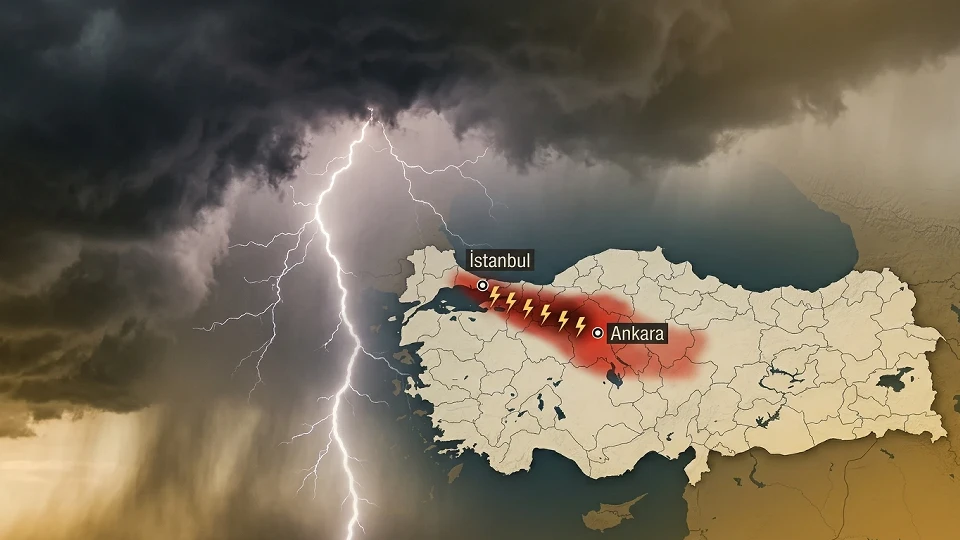 Meteoroloji uyardı: Önce İstanbul'u vuracak, ardından Ankara'ya ulaşacak