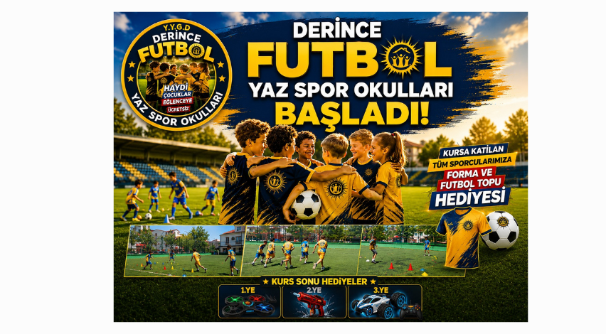Derince Futbol Yaz Spor Okulu devam ediyor!