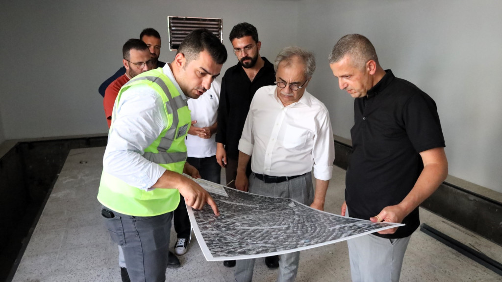 Hayri Baraçlı o çalışmaları yerinde denetledi