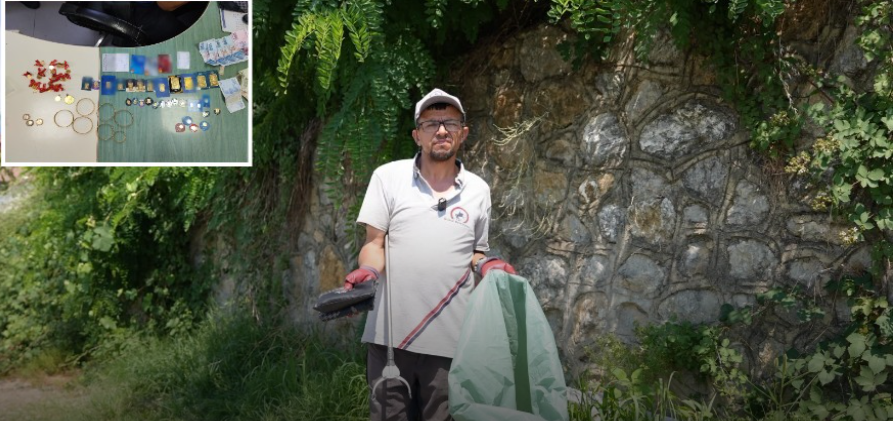 Yol kenarında servet buldu!