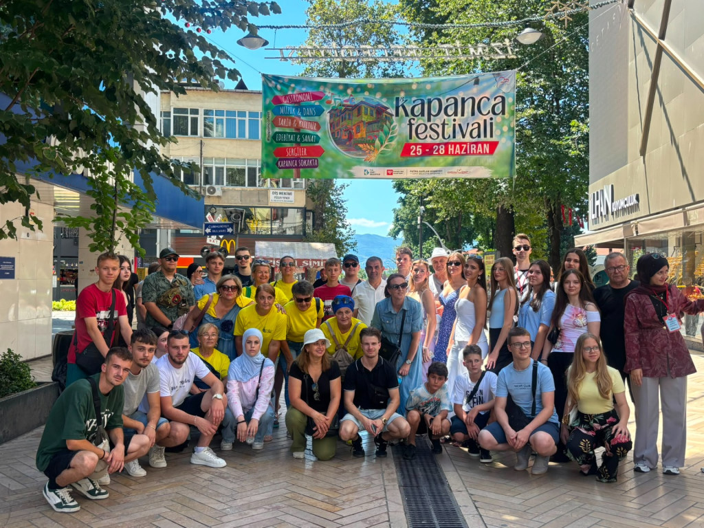 Festival için geldiler, İzmit’i geziyorlar