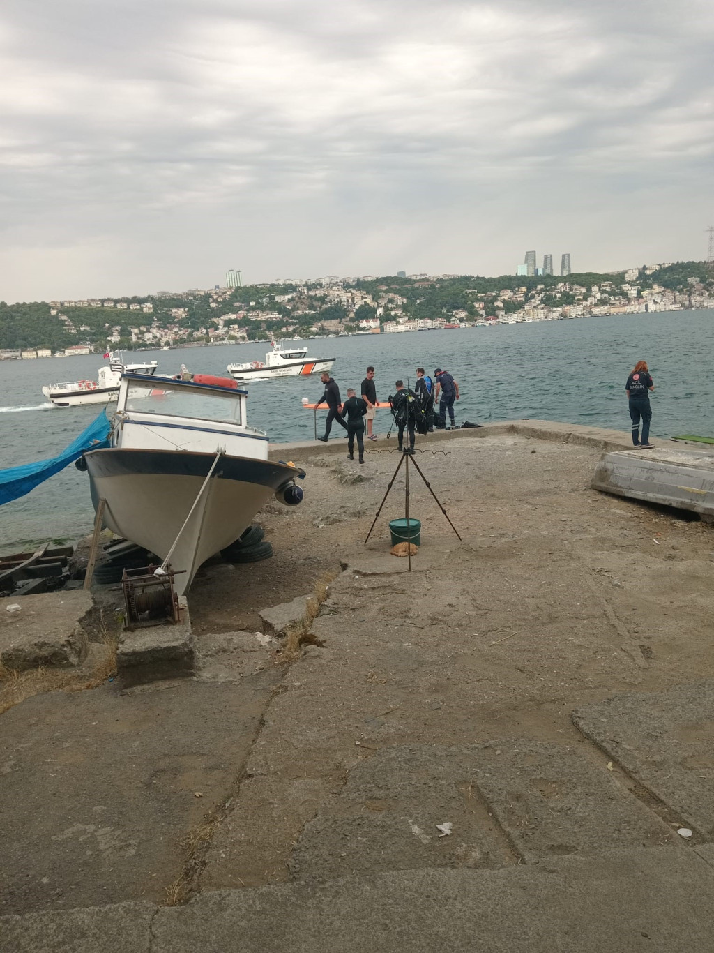 Üsküdar sahilinde acı olay