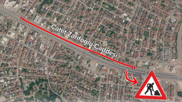 Kocaeli'de o cadde trafiğe kapatılacak