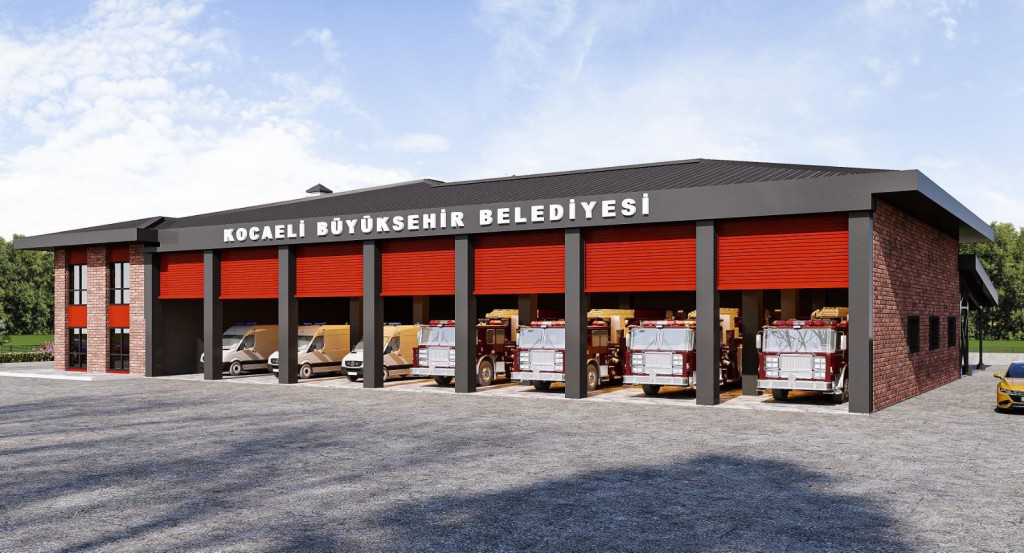 Gebze'ye modern itfaiye hizmet binası geliyor