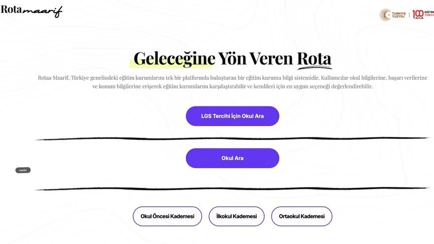 LGS tercihi yapacaklar dikkat! "Rota Maarif" yayında