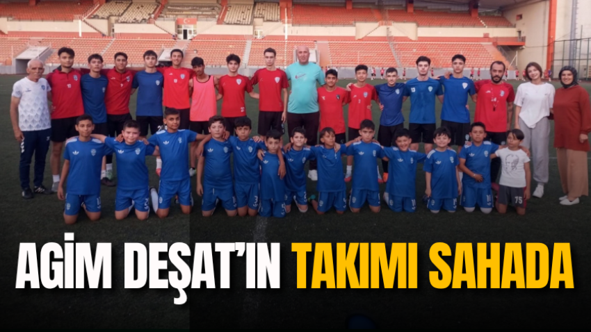 Agim Deşat’ın takımı sahada 