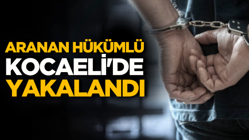 Aranan hükümlü Kocaeli'de yakalandı