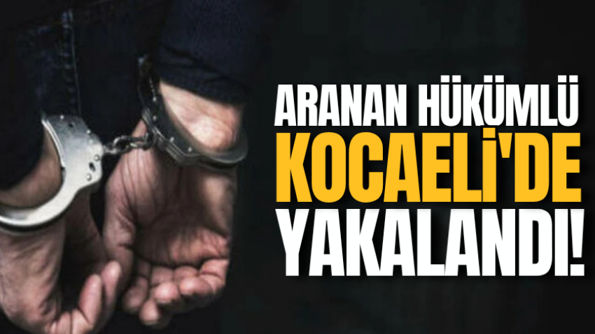 Aranan hükümlü Kocaeli'de yakalandı!