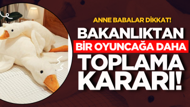 Bakanlıktan bir oyuncağa daha toplama kararı!