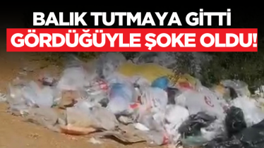Balık tutmaya gitti, gördüğüyle şoke oldu!