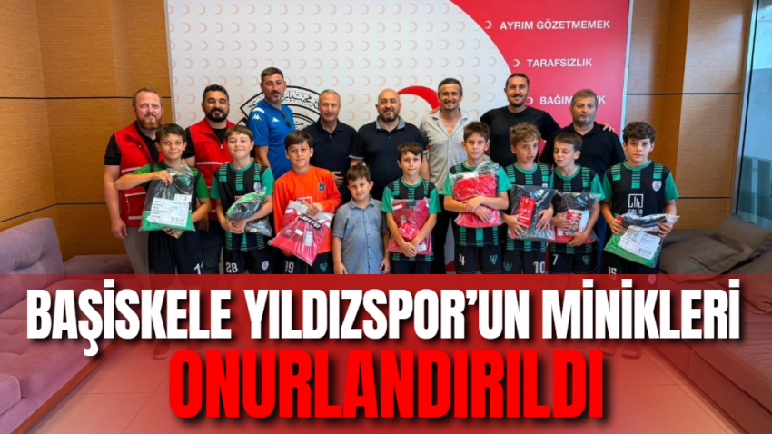 Başiskele Yıldızspor’un minikleri onurlandırıldı