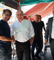  Başkan Muzaffer Bıyık esnaf ve vatandaşla buluştu