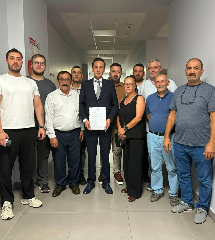 Başkan Türeyen mazbatasını aldı!