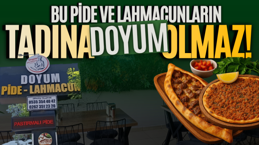Bu pide ve lahmacunların tadına DOYUM olmaz!