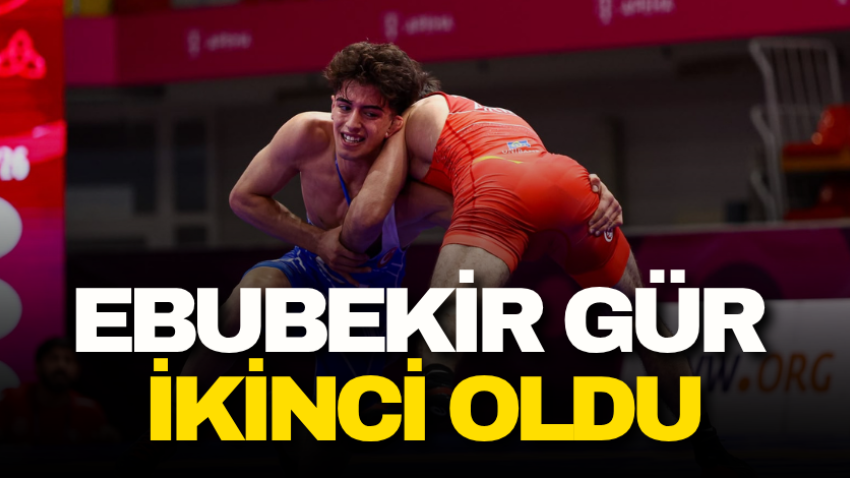 Ebubekir Gür ikinci oldu