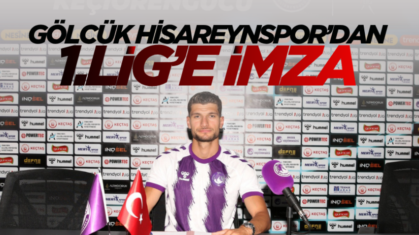 Gölcük Hisareynspor’dan 1.Lig’e imza