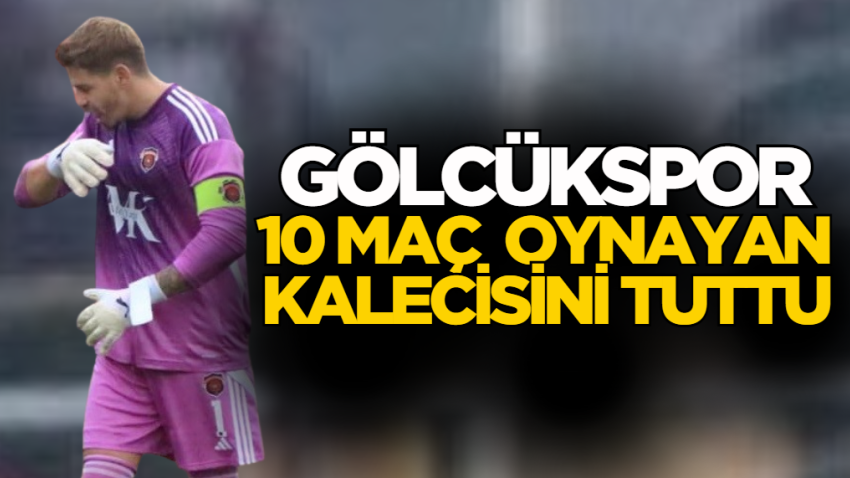Gölcükspor 10 maçoynayan kalecisini tuttu