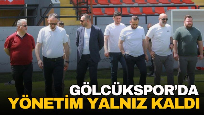 Gölcükspor’da yönetim yalnız kaldı