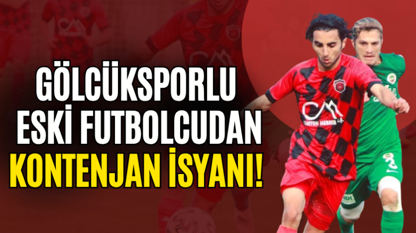 Gölcüksporlu eski futbolcudan kontenjan isyanı! 
