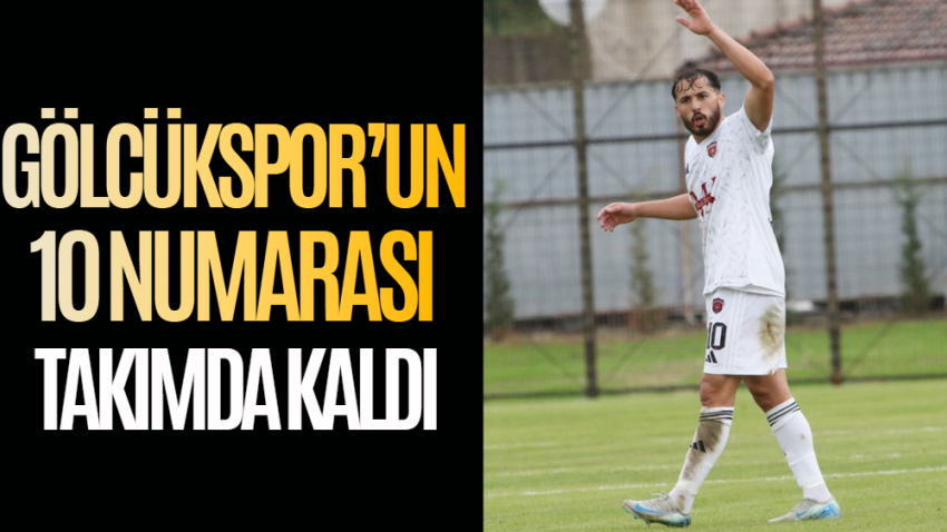 Gölcükspor’un 10 numarası takımda kaldı