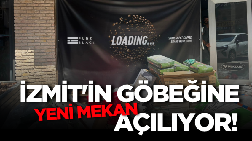 İzmit'in göbeğine yeni mekan açılıyor!
