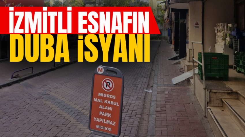 İzmitli esnafın duba isyanı