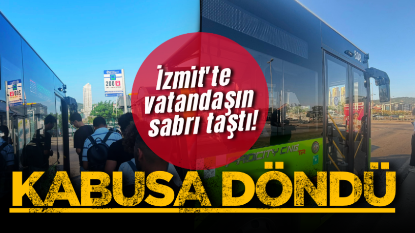 İzmit'te vatandaşın sabrı taştı! Kabusa döndü 