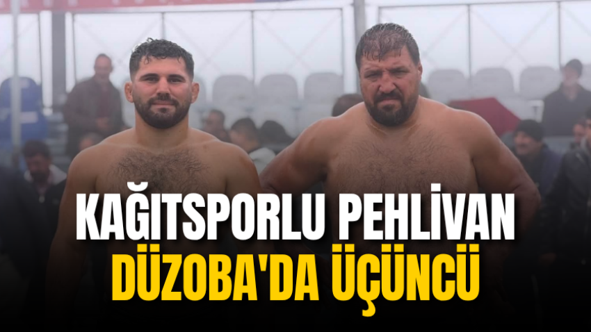 Kağıtsporlu pehlivan Düzoba'da üçüncü