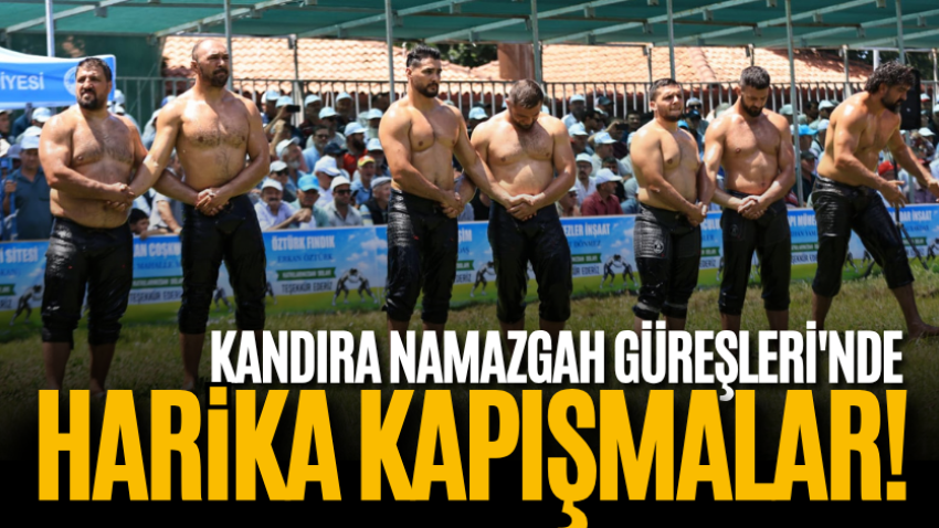 Kandıra Namazgah Güreşleri'nde harika kapışmalar!