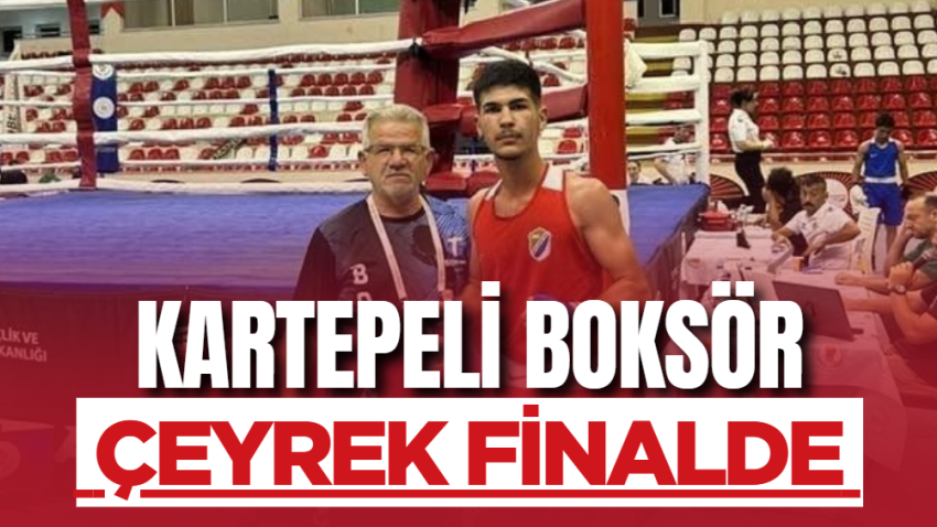 Kartepeli boksör çeyrek finalde