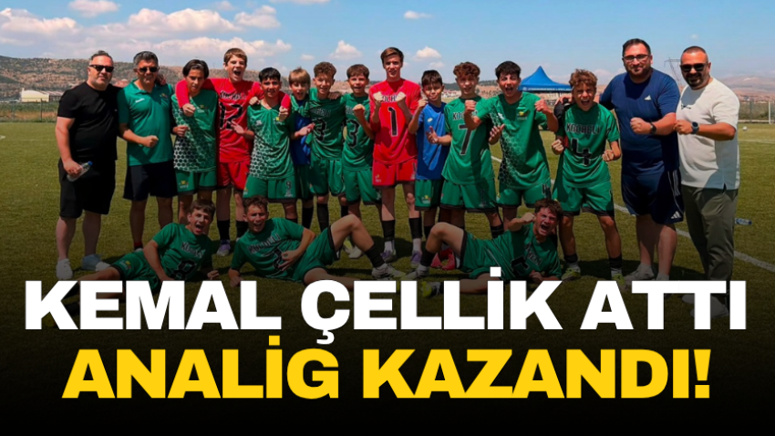 Kemal Çellik attı, Analig kazandı!