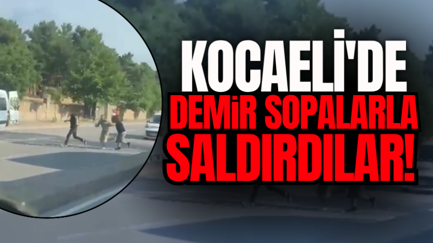 Kocaeli'de demir sopalarla saldırdılar!