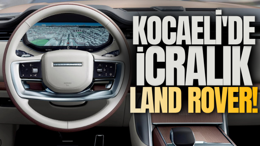 Kocaeli'de icralık land rover!