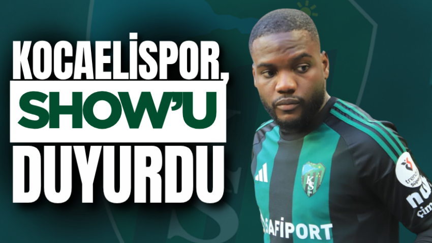 Kocaelispor, Show’u duyurdu