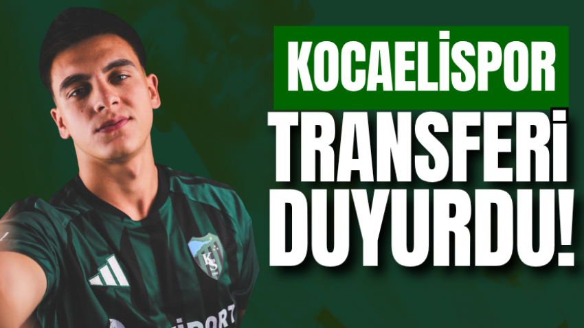 Kocaelispor transferi duyurdu! 