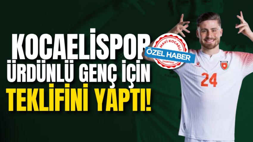 Kocaelispor, Ürdünlü genç için teklifini yaptı! 